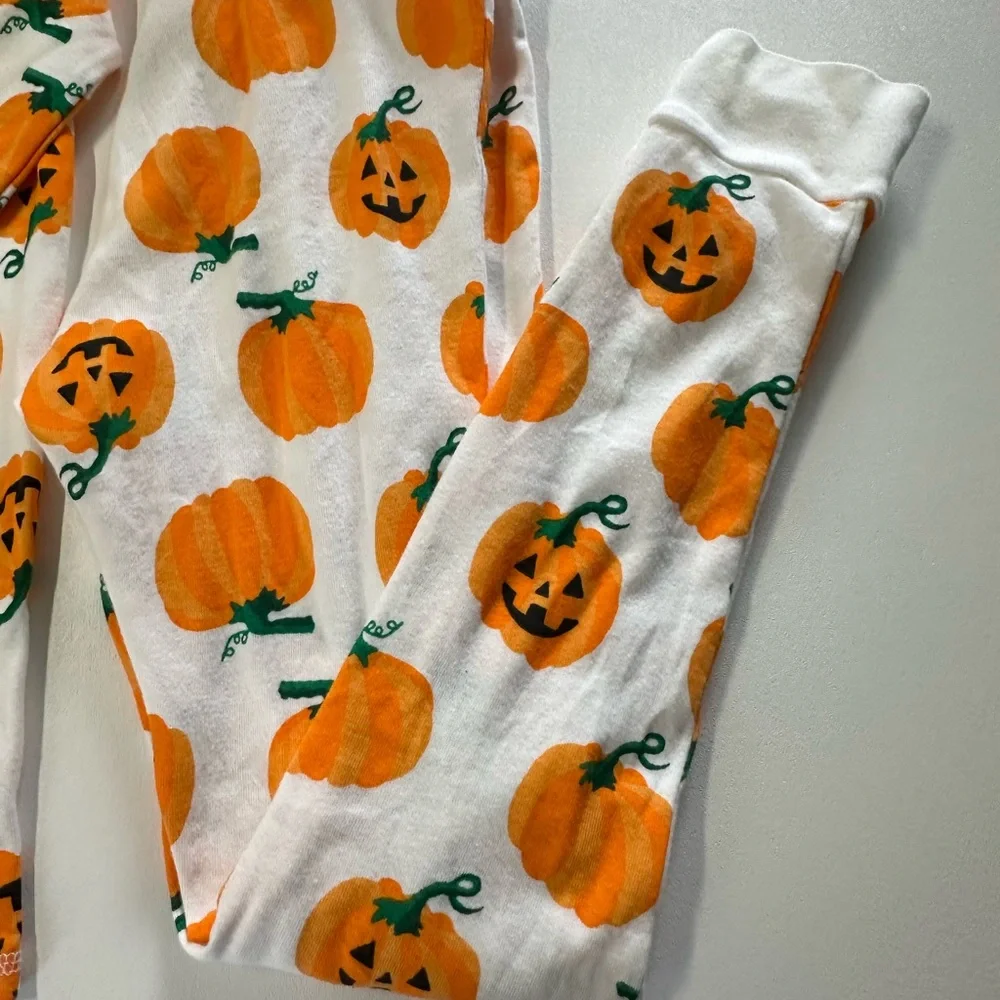 Old Navy‎ kids unisex extra large (12) snug fit pajama set pumpkin patch print